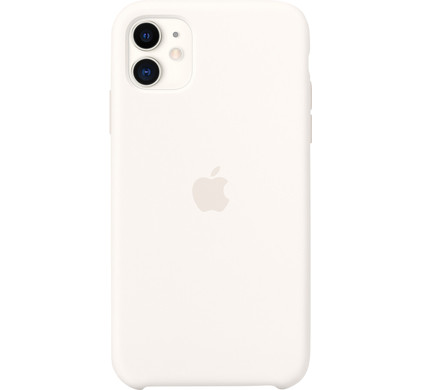 slecht agentschap springen Apple iPhone 11 Silicone Back Cover Wit - Coolblue - Voor 23.59u, morgen in  huis