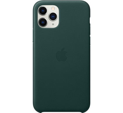 Apple Iphone 11 Pro Max Leather Back Cover Forest Green Coolblue Before 23 59 Delivered Tomorrow