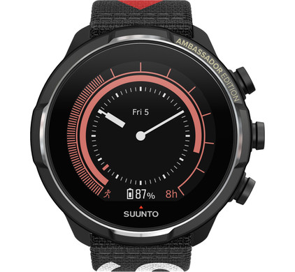 Suunto 9 Baro Titanium Ambassador Editie Zwart + extra bandje