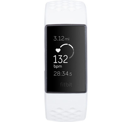 Fitbit charge 3 frost white sport hot sale