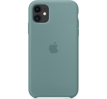 trainer Pessimistisch Immoraliteit Apple iPhone 11 Silicone Back Cover Cactus - Coolblue - Voor 23.59u, morgen  in huis