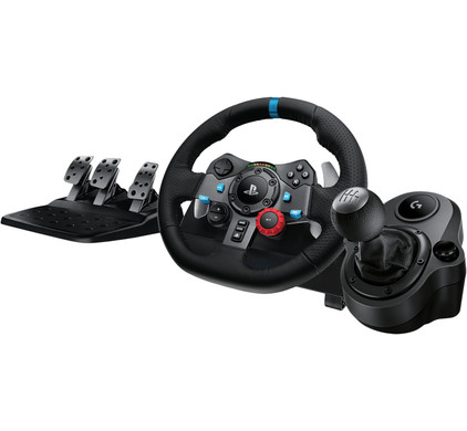 Logitech G29 Driving Force voor PS en PC + Logitech Driving Force Shifter