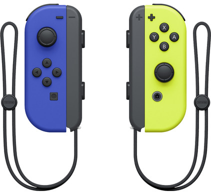 Nintendo Switch Joy-Con Set Blue/Neon Yellow - Coolblue - 23:59, delivered