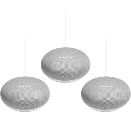 Google Nest Mini Wit 3-Pack