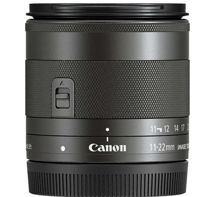 Canon EF-M 11-22mm f/4-5.6 IS STM Zwart