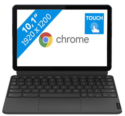 Remmen Beheer Plantage Lenovo IdeaPad Duet Chromebook Tablet 64GB- ZA6F0027NL - Coolblue - Voor  23.59u, morgen in huis