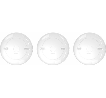 Fibaro Smoke Sensor (Werkt met Toon) 3-Pack