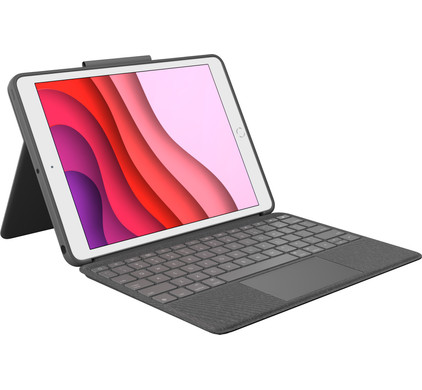 Logitech Combo Touch Apple iPad (2020)/(2019) Toetsenbord Hoes QWERTY