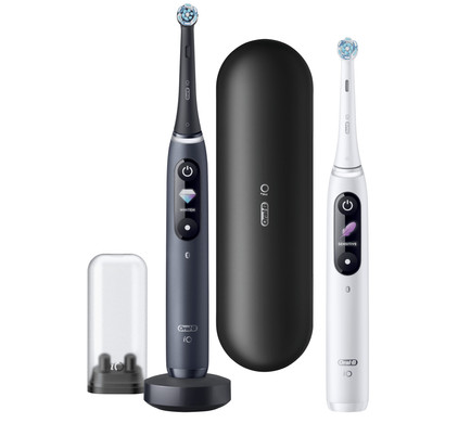 wagon verzekering Tropisch Oral-B iO - 8n - Elektrische Tandenborstels Wit En Zwart, Duopack -  Coolblue - Voor 23.59u, morgen in huis