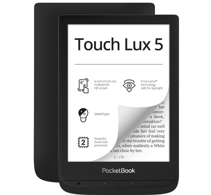 Pocketbook touch lux 5 ink zwart