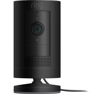 Ring Stick Up Cam Plug-In Zwart
