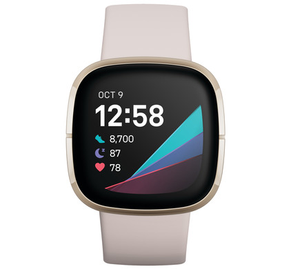 Fitbit Sense Wit/Goud