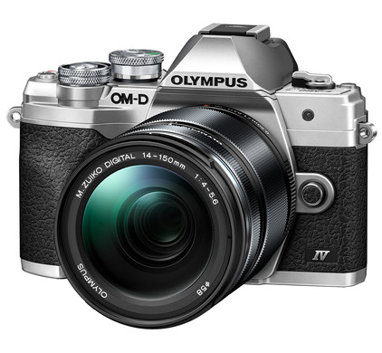 Olympus OM-D E-M10 Mark IV Zilver + 14-150mm f/4.0-5.6 II Zwart
