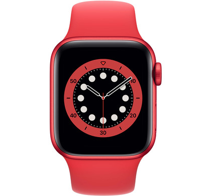 Apple Watch Series 6 40mm RED Aluminium RED Sportband