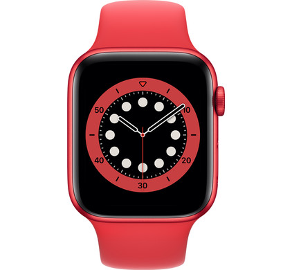 Apple Watch Series 6 44mm RED Aluminium RED Sportband