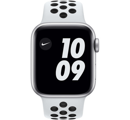 Apple Watch Nike Series 6 40mm Silver Aluminum White Sport Band Coolblue Before 23 59 Delivered Tomorrow