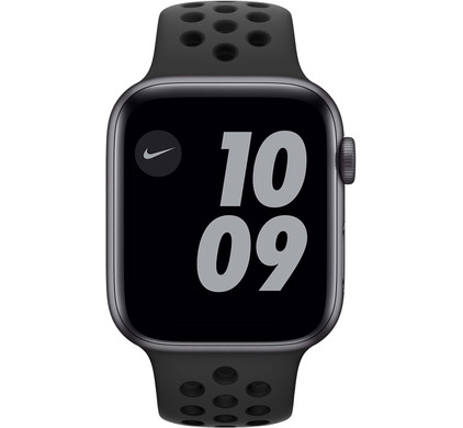 Apple Watch Nike SE 44mm Space Gray Aluminum Black Sport Band