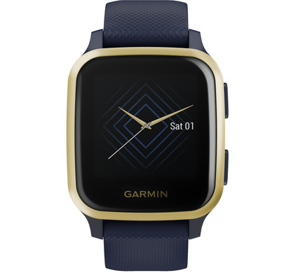 Garmin Venu Sq Music Blauw/Goud