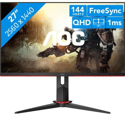 AOC Q27G2U/BK 27 2K 144Hz FreeSync - Monitor