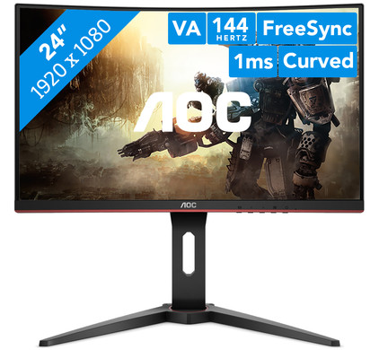 AOC C24G1 - Coolblue - Voor 23.59u, morgen in huis