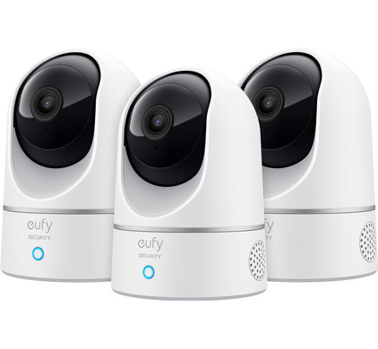 Eufy by Anker Indoor Cam 2K Pan & Tilt 3-Pack