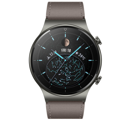 Huawei Watch GT 2 Pro Grijs/Bruin 46mm - Coolblue - Voor 23.59u, morgen in  huis