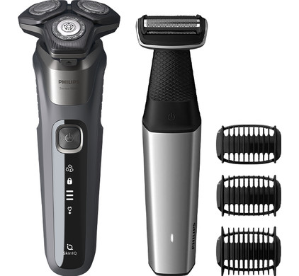 Philips S5587 + Philips BG5020 bodygroomer