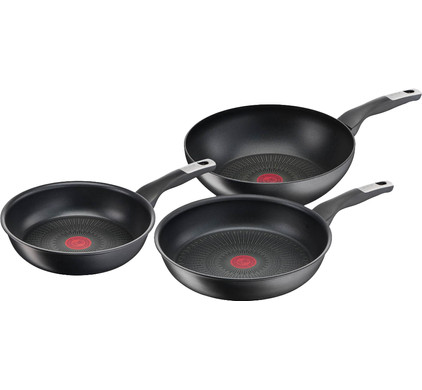 Tefal Koekenpan 24 + 28 cm + Wokpan 28 - Coolblue - Voor 23.59u, morgen huis