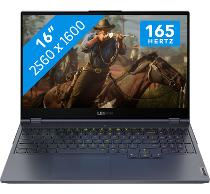 Lenovo Legion 7 16ACHg6 82N6005UMH - GeForce RTX 3070, 32 GB RAM, 1 TB SSD, 16 inch 2560x1600 / 165 Hz scherm