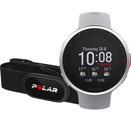 Polar Vantage V2 Grijs/Lime M/L + Polar H10 Hartslagmeter Borstband Zwart M-XXL
