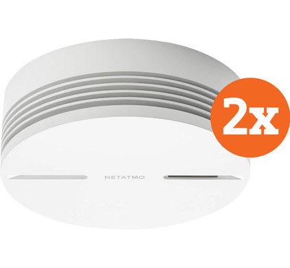 Netatmo Slimme Rookmelder (10 jaar) Duo Pack