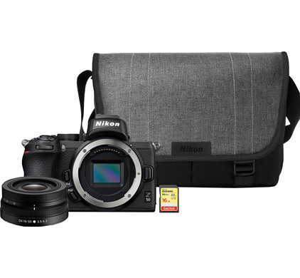 Nikon Z50 + 16-50mm + Tas + 16GB geheugenkaart