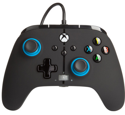 Blue wired xbox one sales controller