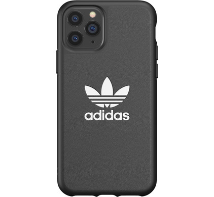 Computerspelletjes spelen long Grazen Adidas Apple iPhone 11 Pro Back Cover Leer Zwart - Coolblue - Voor 23.59u,  morgen in huis