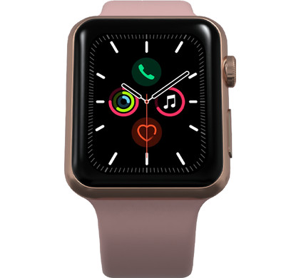 Refurbished Apple Watch Series 5 40mm Roségoud - Coolblue - Voor 23.59u,  morgen in huis