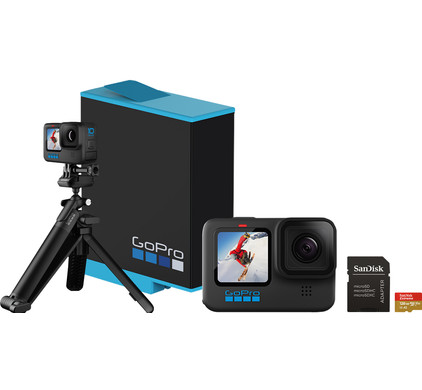 GoPro HERO 10 Black - Starterskit (128GB)