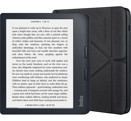 Kobo Libra 2 Zwart + Kobo Sleep Cover Zwart