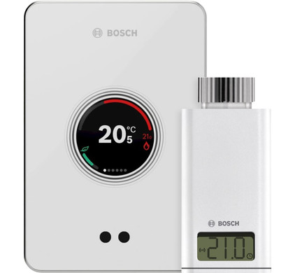 Bosch EasyControl CT200 wit + Bosch EasyControl Smart Radiator Thermostat RT10-RF