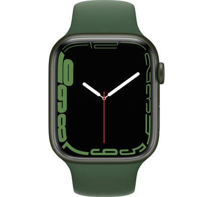 Apple Watch Series 7 45mm Groen Aluminium Groene Sportband