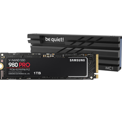 Samsung 980 Pro 1TB M.2 + Be quiet! MC1 M2 SSD cooler