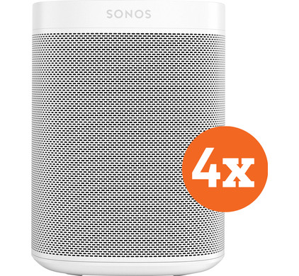 Sonos One Wit 4-pack