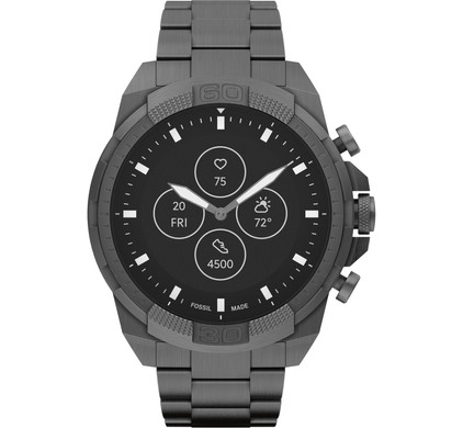 Fossil Hybrid HR FTW7059 Grijs/Grijs - Coolblue - Voor 23.59u, morgen in  huis