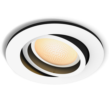 Philips Hue Milliskin inbouwspot White Ambiance rond Wit 1-pack