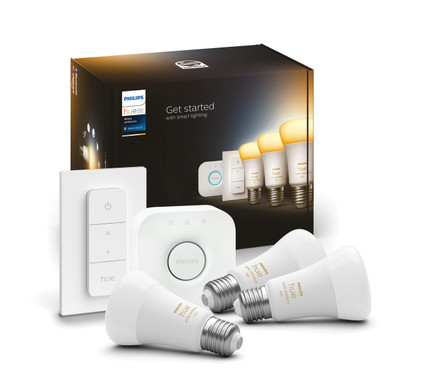 Philips Hue White Ambiance Starter Pack E27 met 3 lampen,...