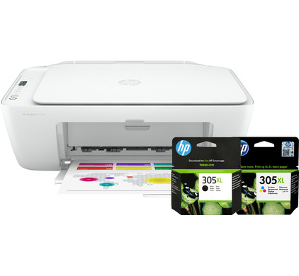 HP Deskjet 2710e + 1 set extra inkt