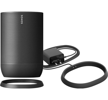 Sonos Move + Extra Oplaadstation Zwart