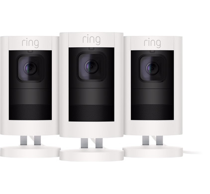 Ring Stick Up Cam Elite Wit 3-pack
