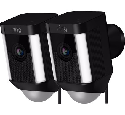 Ring Spotlight Cam Wired Zwart Duo-Pack