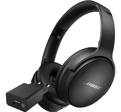 Bose Quietcomfort 45 Zwart + XtremeMac Oplader met Usb A Poort 12W