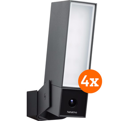 Netatmo Presence Slimme Buitencamera 4-Pack
